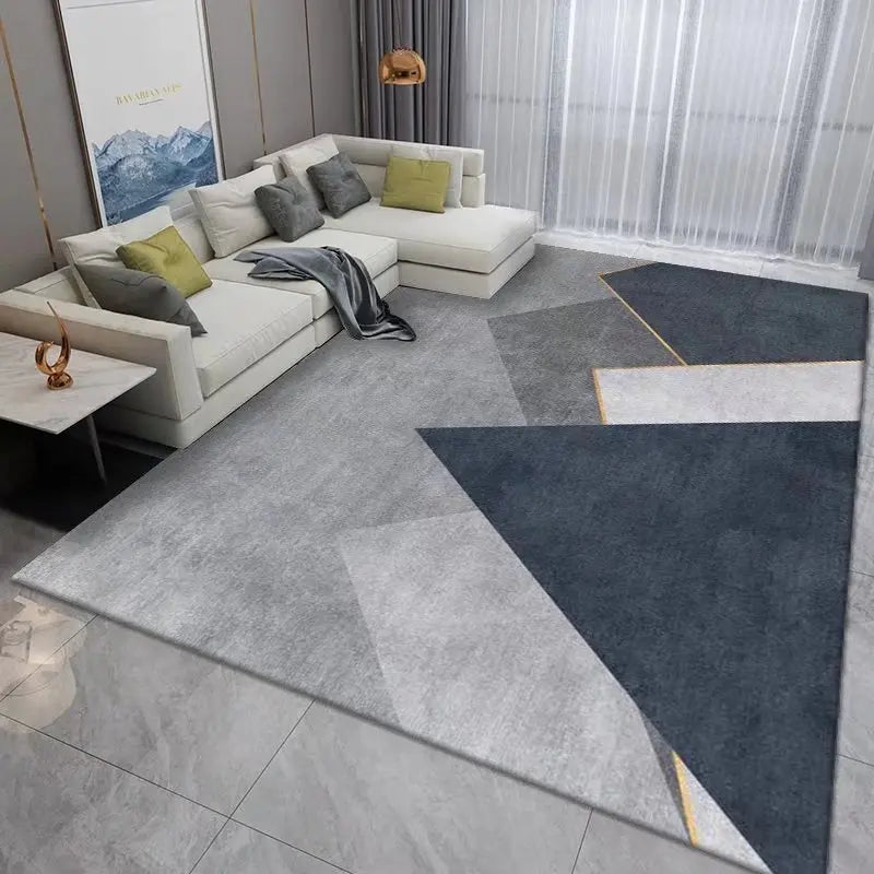 Tapis Géométrique Salon 160x230cm - Luxe Antidérapant