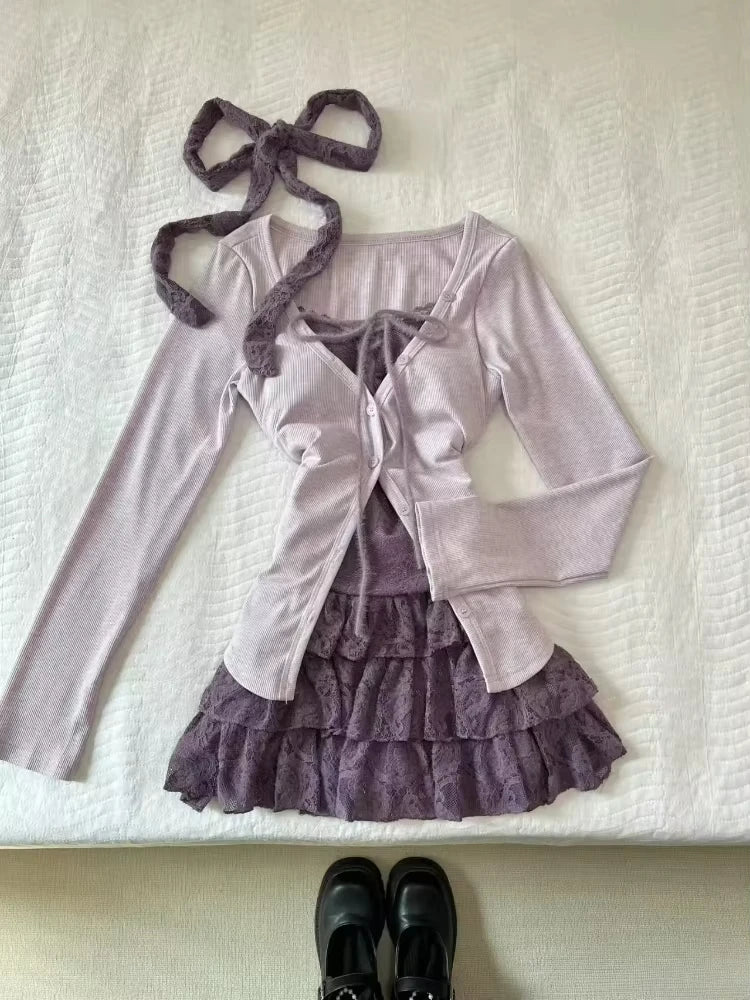 Ensemble Robe Florale et Gilet