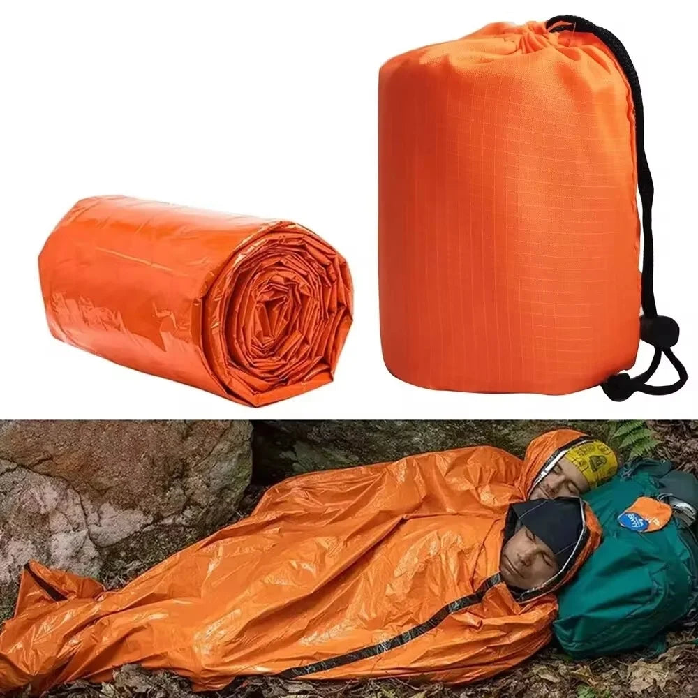Sac de Couchage Urgence Survie - Couverture Thermique