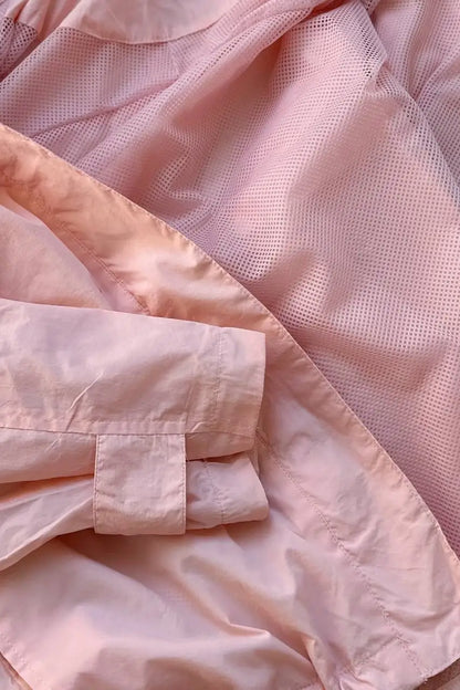 Veste Coupe-Vent Col Montant Femme