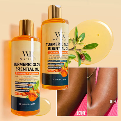 Huile Essentielle Curcuma Collagène 300ml - Blanchissante