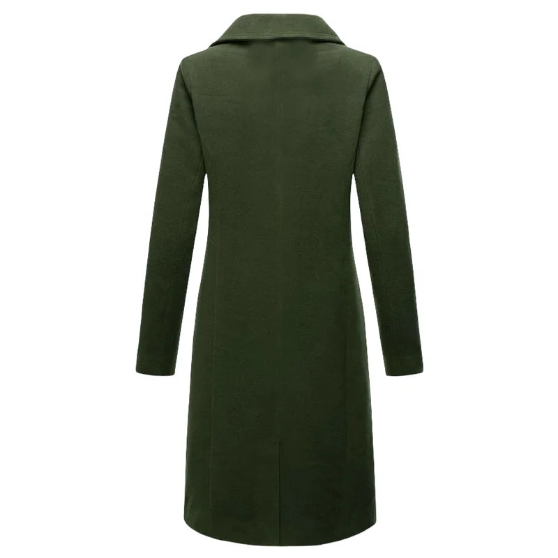 Trench Coat Femme Laine Doublé - Grande Taille