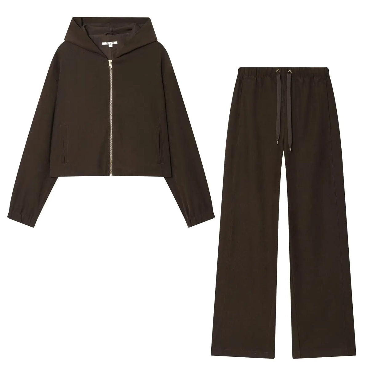 Ensemble Pantalon Femme Veste Aviateur Capuche