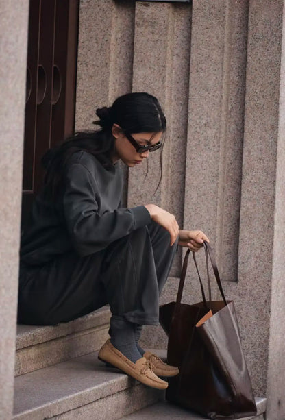 Ensemble Jogging Femme Automne Hiver 2025 - Sweat Capuche & Pantalon Ample Multi-Couleurs