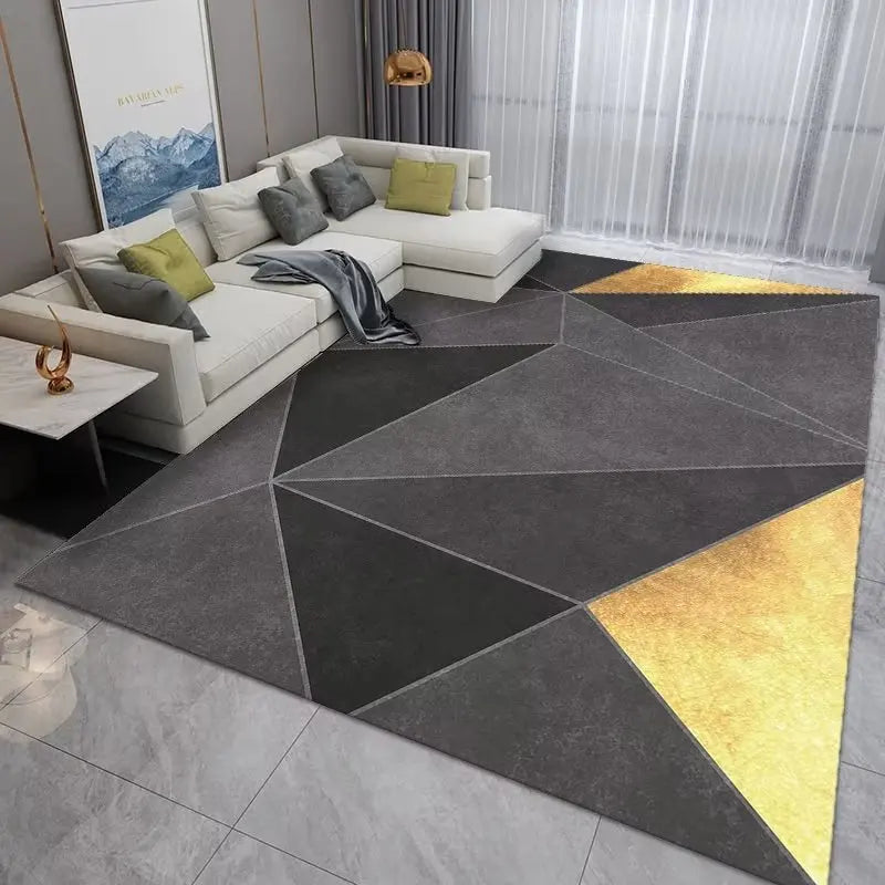 Tapis Géométrique Salon 160x230cm - Luxe Antidérapant