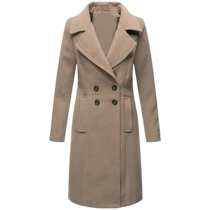 Trench Coat Femme Laine Doublé - Grande Taille