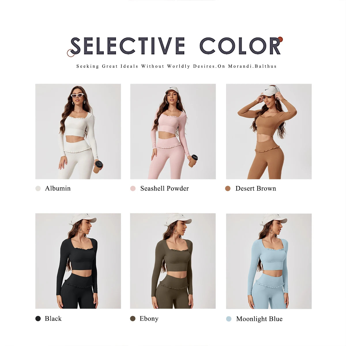 Ensemble Sport Femme 2 Pièces Automne Hiver - Yoga Gym Séchage Rapide Manches Longues