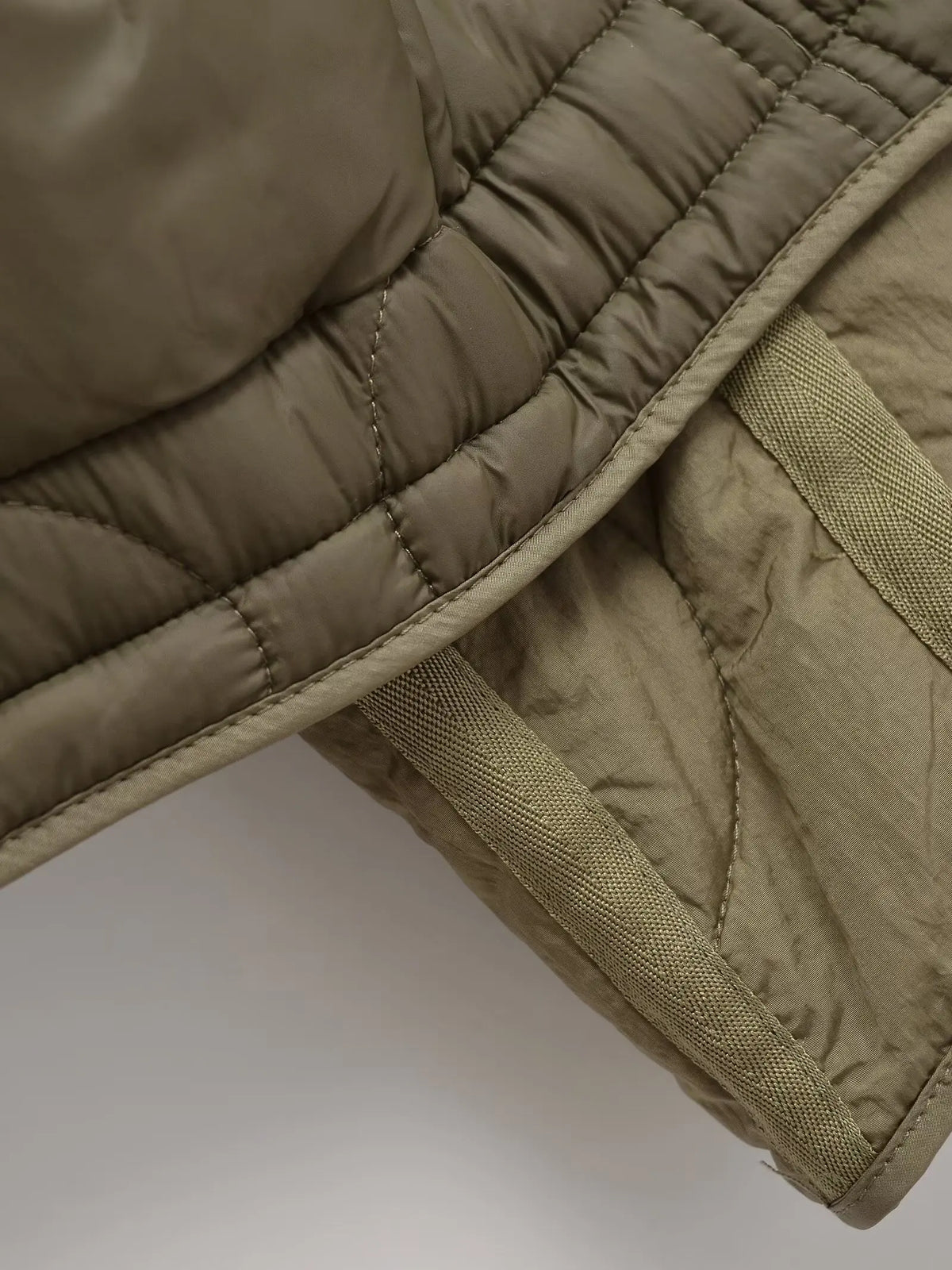 Veste Hiver Femme Col Montant Coton - Style Européen Ample Cordon Zippée