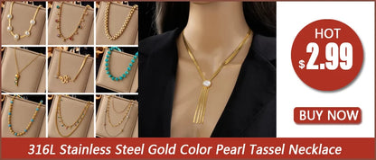 Collier Love DIEYURO Acier Inoxydable 316L - Bijou Haut de Gamme Inaltérable Cadeau