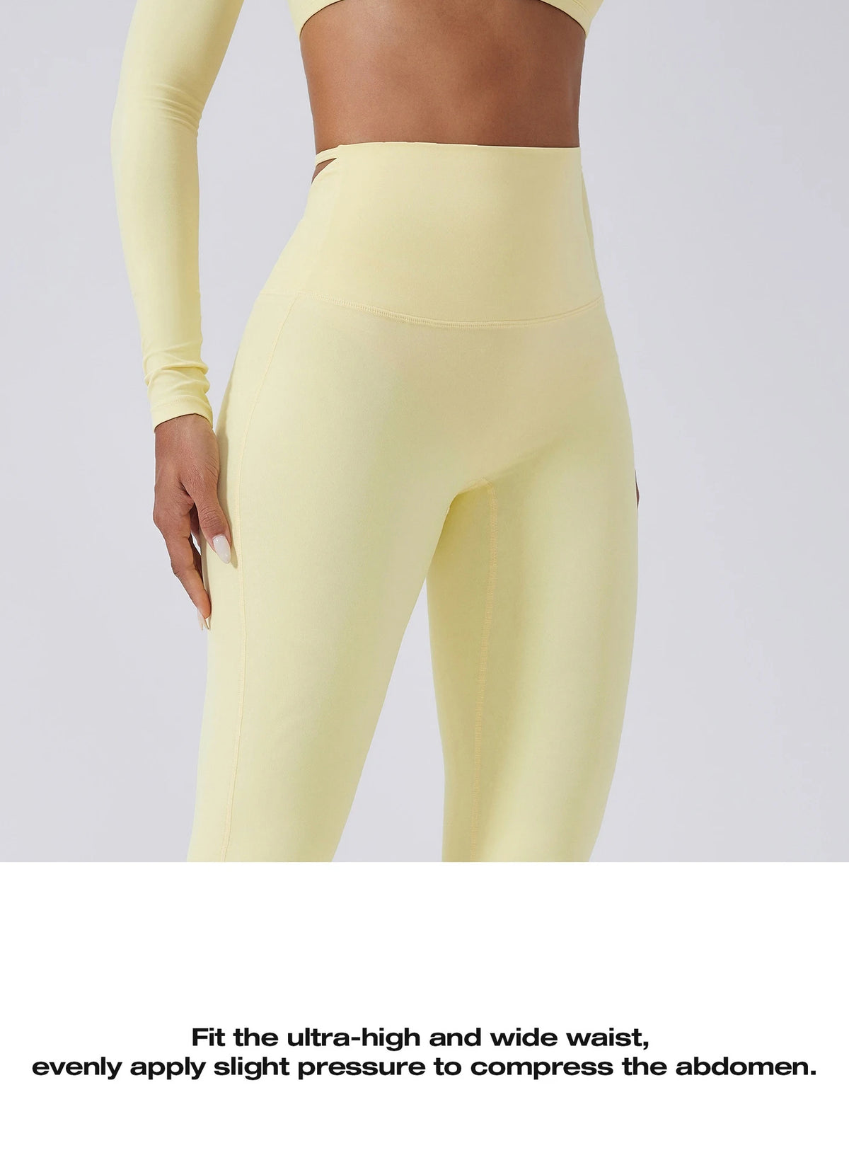 Ensemble Yoga Femme 2 Pièces - Tenue Sport Gym Leggings Manches Longues