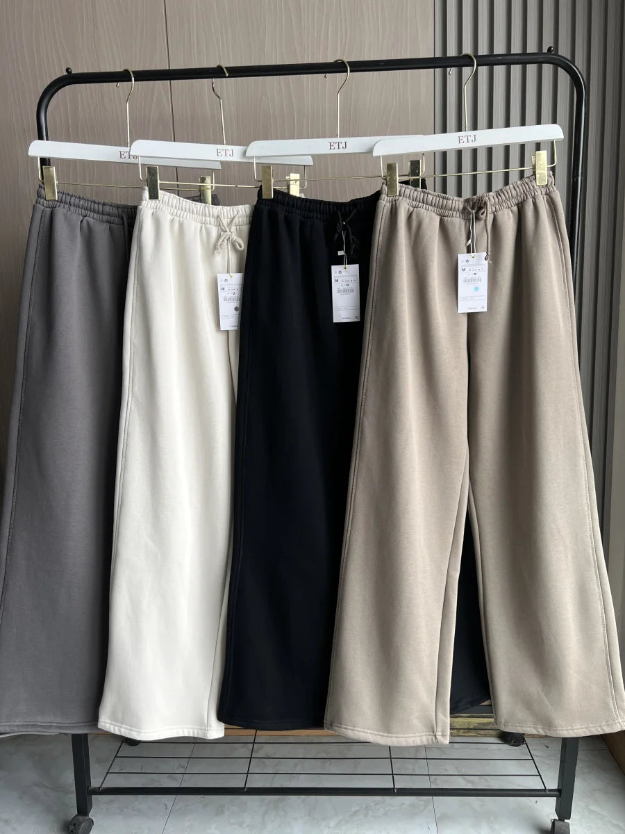 Ensemble Jogging Femme Automne Hiver 2025 - Sweat Capuche & Pantalon Ample Multi-Couleurs