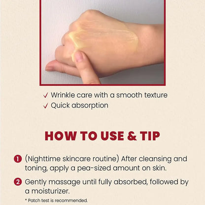 Sérum Visage Rétinol Coréen - Anti-Rides