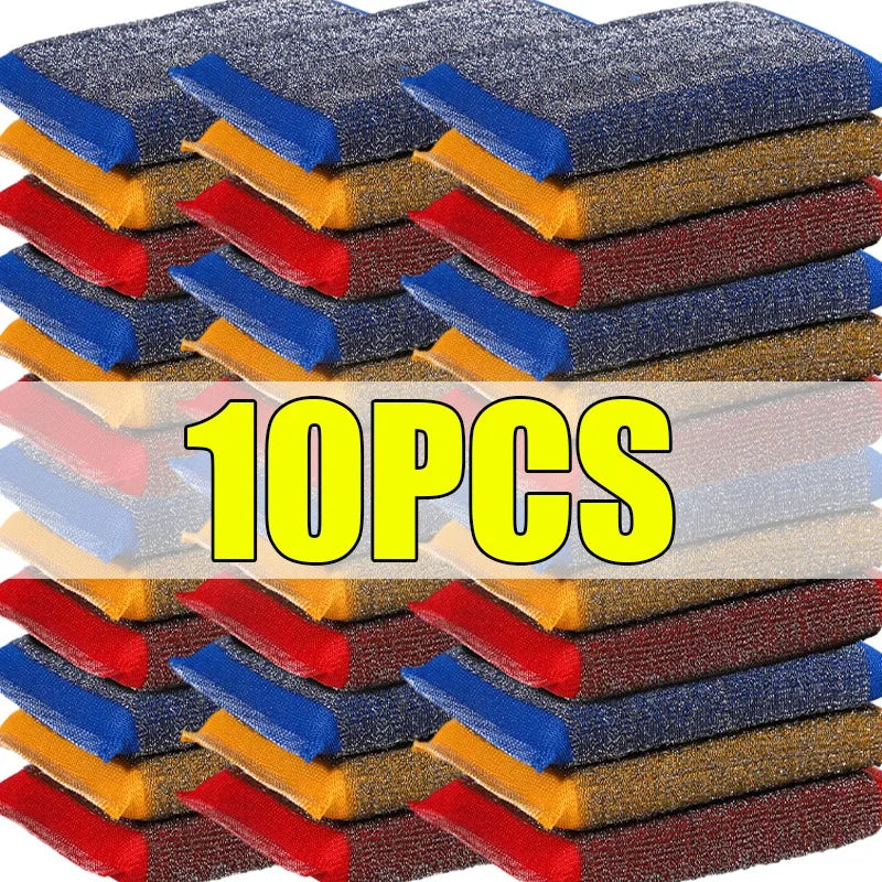 Éponges Nettoyage Acier Inoxydable - Réutilisables