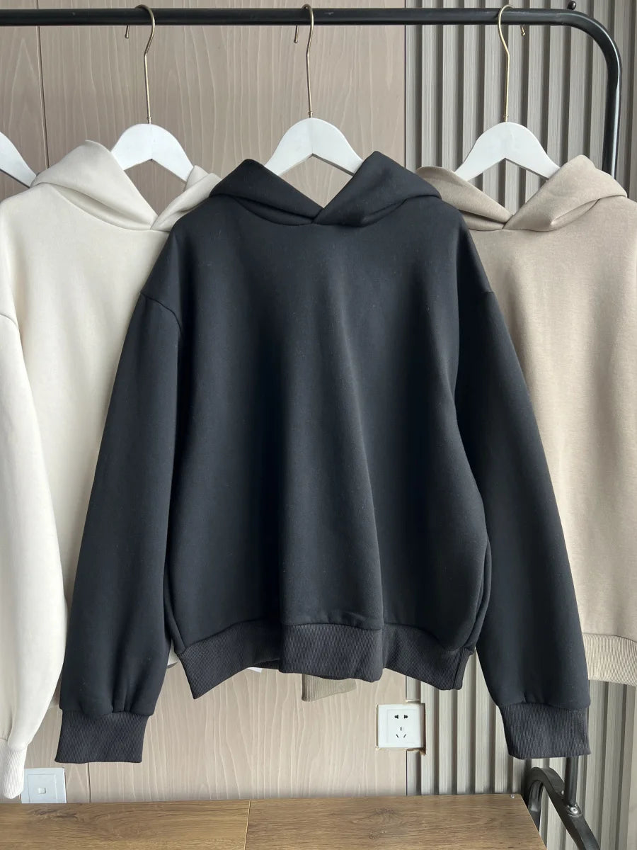 Ensemble Jogging Femme Automne Hiver 2025 - Sweat Capuche & Pantalon Ample Multi-Couleurs