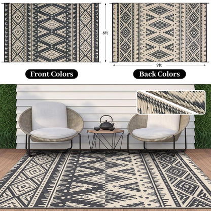 Tapis Extérieur Réversible Plastique - Patio Camping