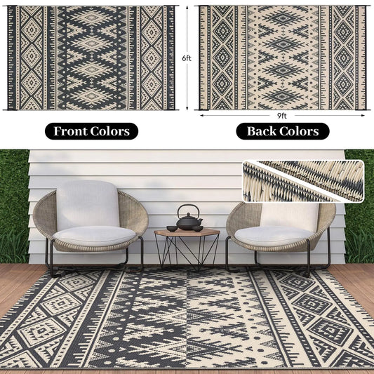 Tapis Extérieur Réversible Plastique - Patio Camping