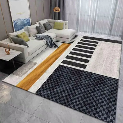 Tapis Géométrique Salon 160x230cm - Luxe Antidérapant