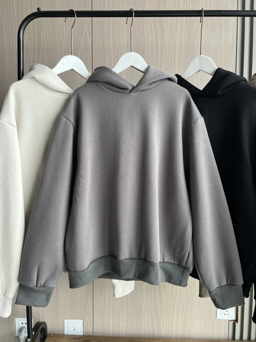 Ensemble Jogging Femme Automne Hiver 2025 - Sweat Capuche & Pantalon Ample Multi-Couleurs