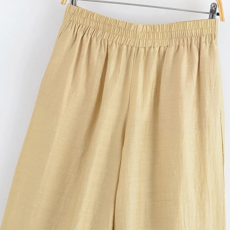 Ensemble Femme 2 Pièces Willshela - Chemise Zippée & Pantalon Taille Haute Vintage Chic