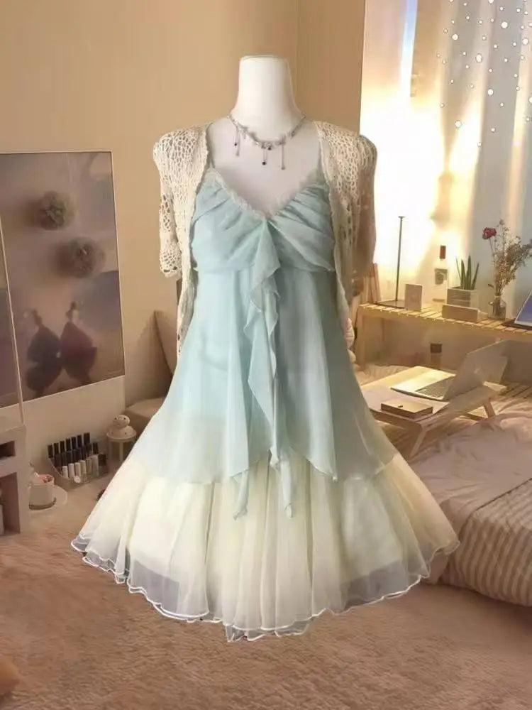 Ensemble Robe Florale et Gilet