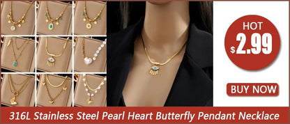 Collier Love DIEYURO Acier Inoxydable 316L - Bijou Haut de Gamme Inaltérable Cadeau