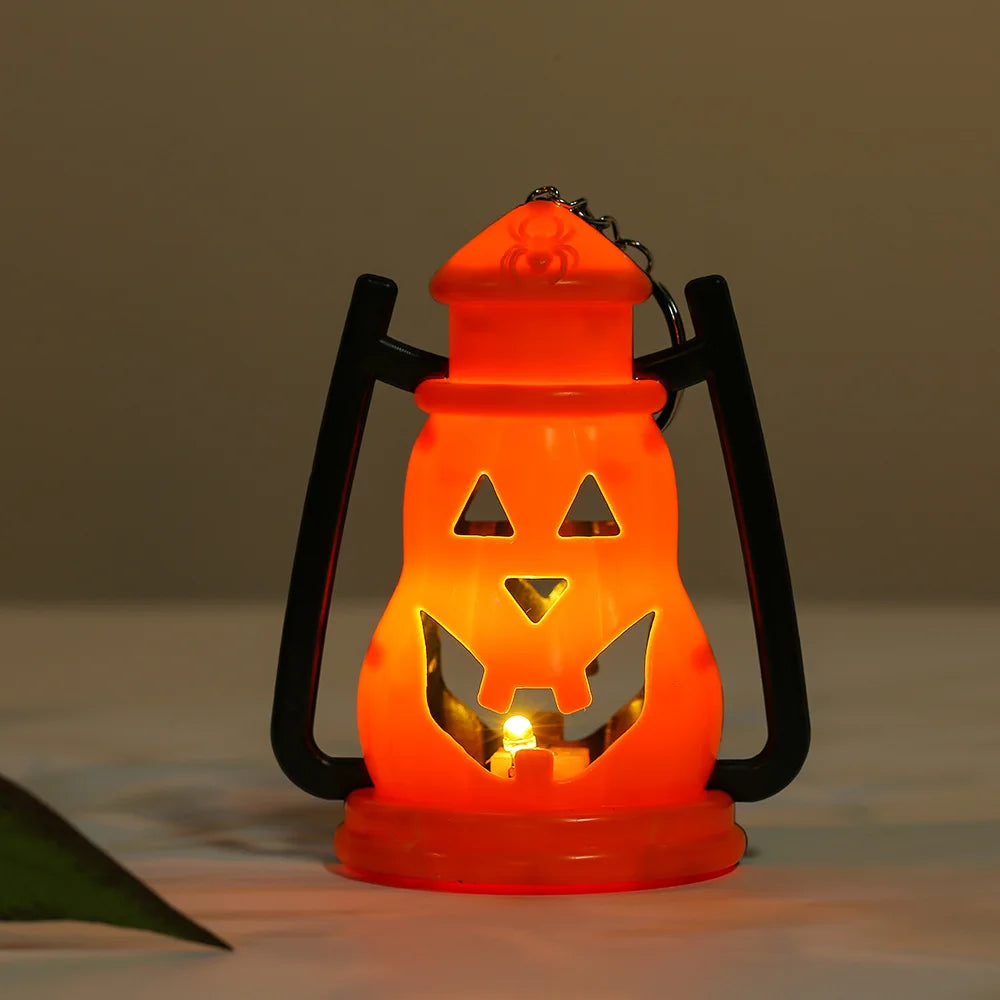 Lampe LED Halloween Citrouille Tête de Mort - Veilleuse Enfant