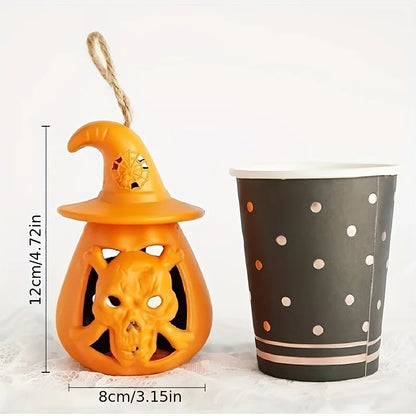 Lampe LED Halloween Citrouille Tête de Mort - Veilleuse Enfant