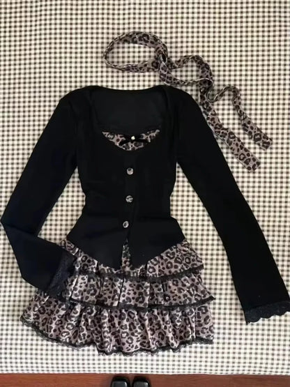 Ensemble Robe Florale et Gilet