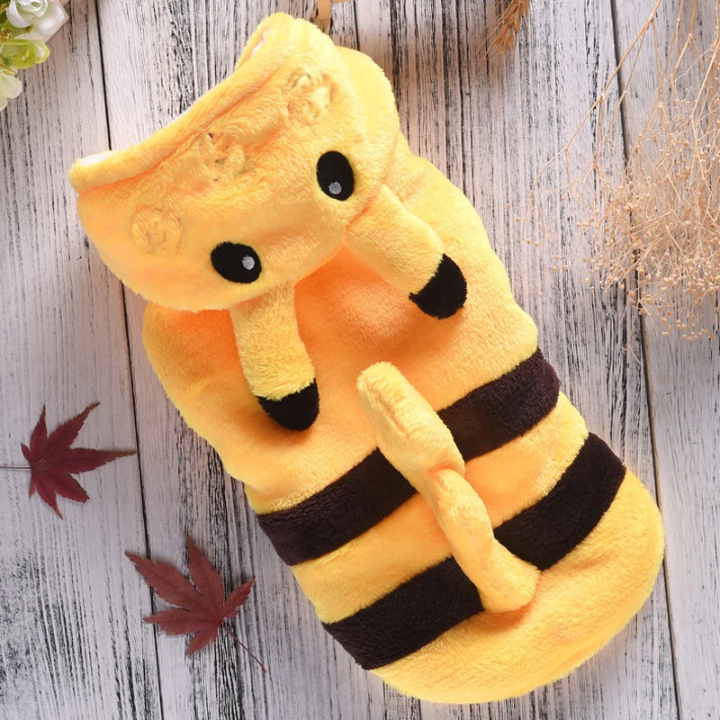 Vêtement Chien Chat Hiver - Hoodie Flanelle Doux