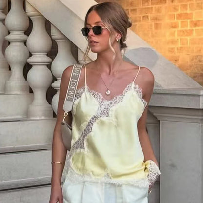 Top Asymétrique Dentelle Femme - Style Y2K Sexy