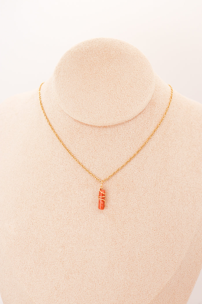 Pendentif | Mini piliers en Jade 