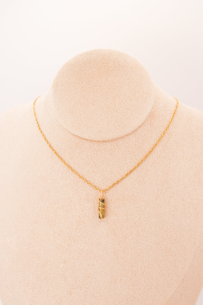 Pendentif | Mini piliers en Jade 