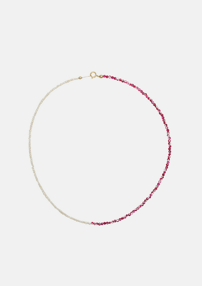 Collier Emmie bi-matière