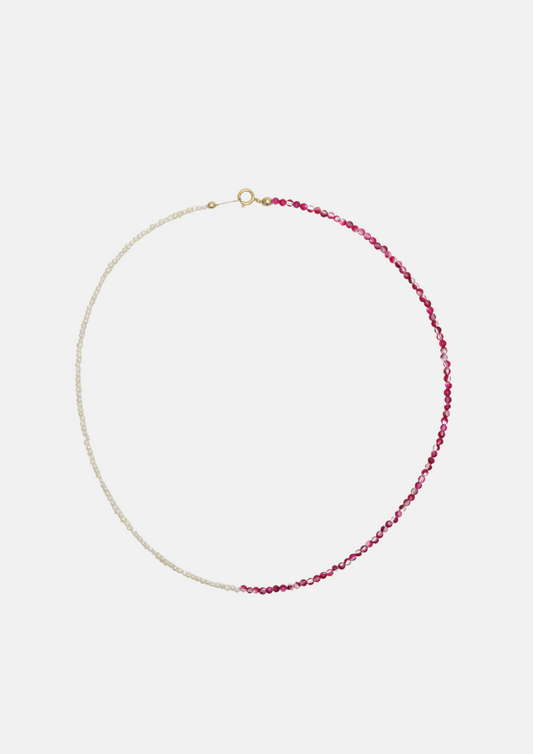 Collier Emmie bi-matière