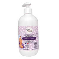 Lait de Toilette pour Bébé - Certifié bio