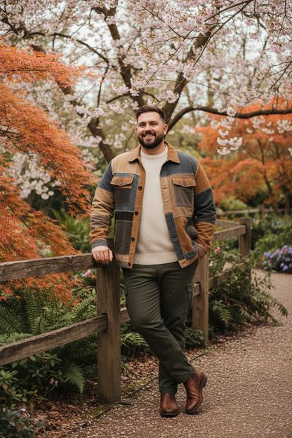 Veste Cargo Grande Taille Homme